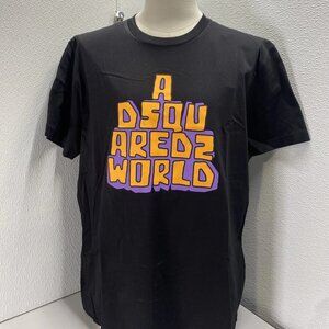 DSquared2 Men’s Reverse World Cool Fit Logo T-Shirt